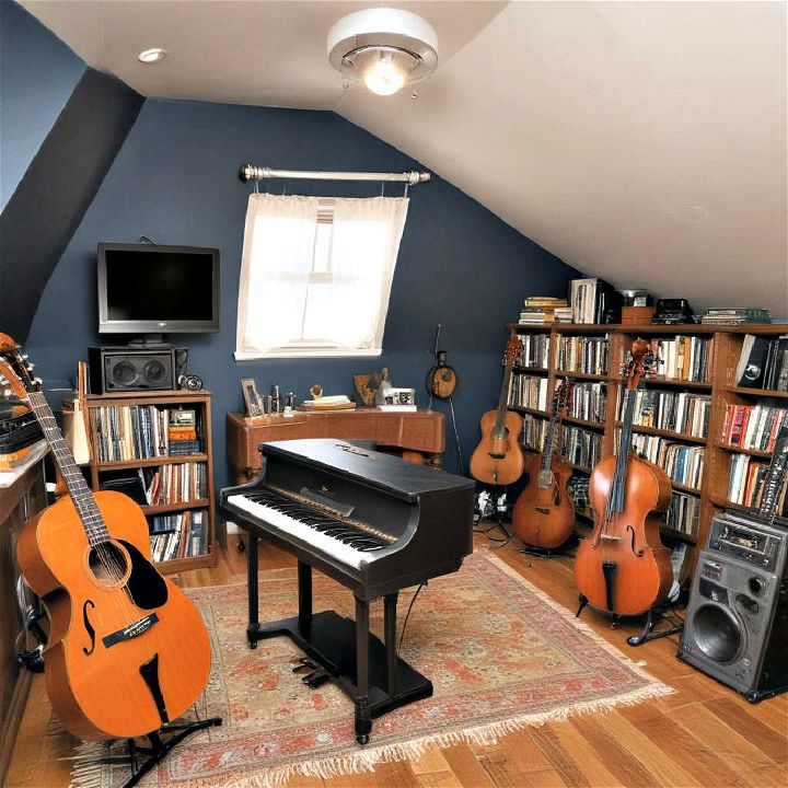 attic into a music room