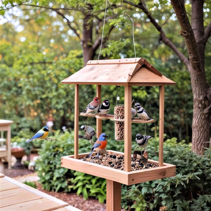 backyard bird feeder