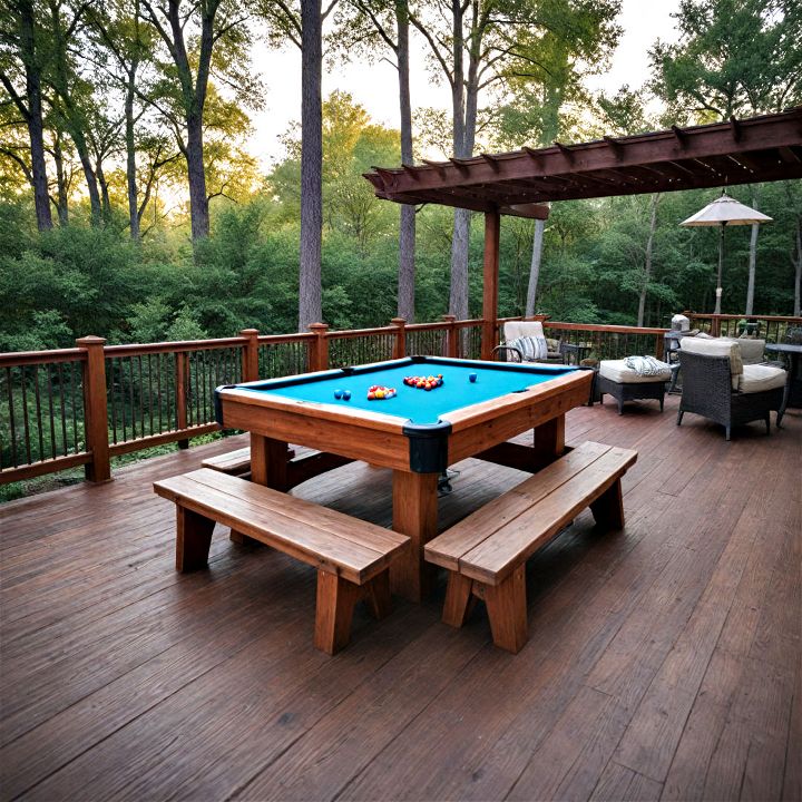 backyard gaming deck