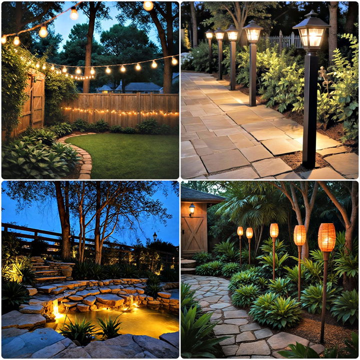 backyard lighting ideas