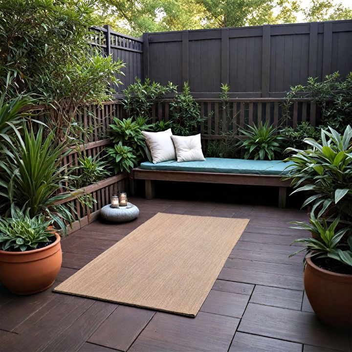 backyard wellness deck