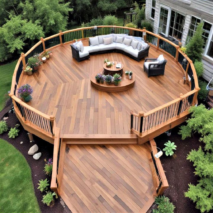 backyard wraparound deck