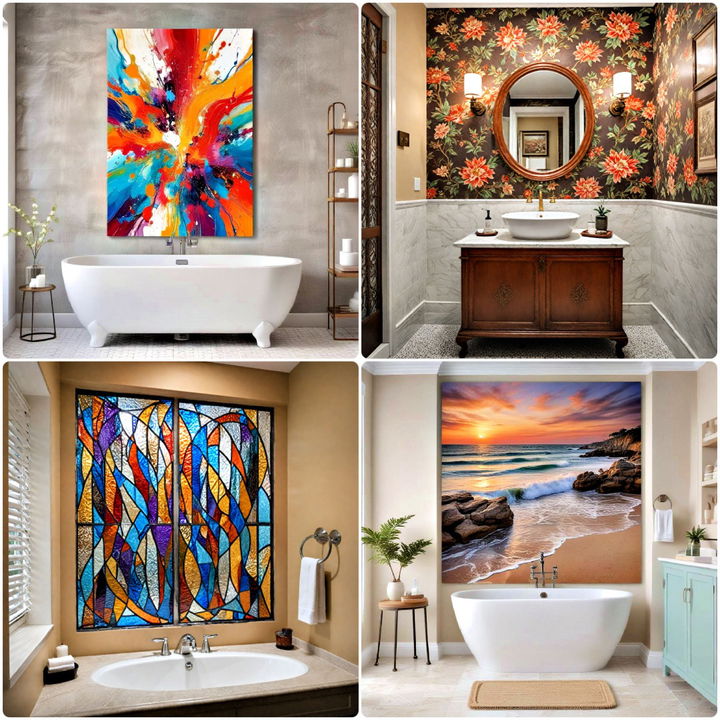 bathroom art ideas