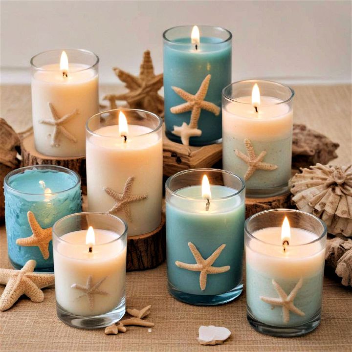 beach inspired scented candles