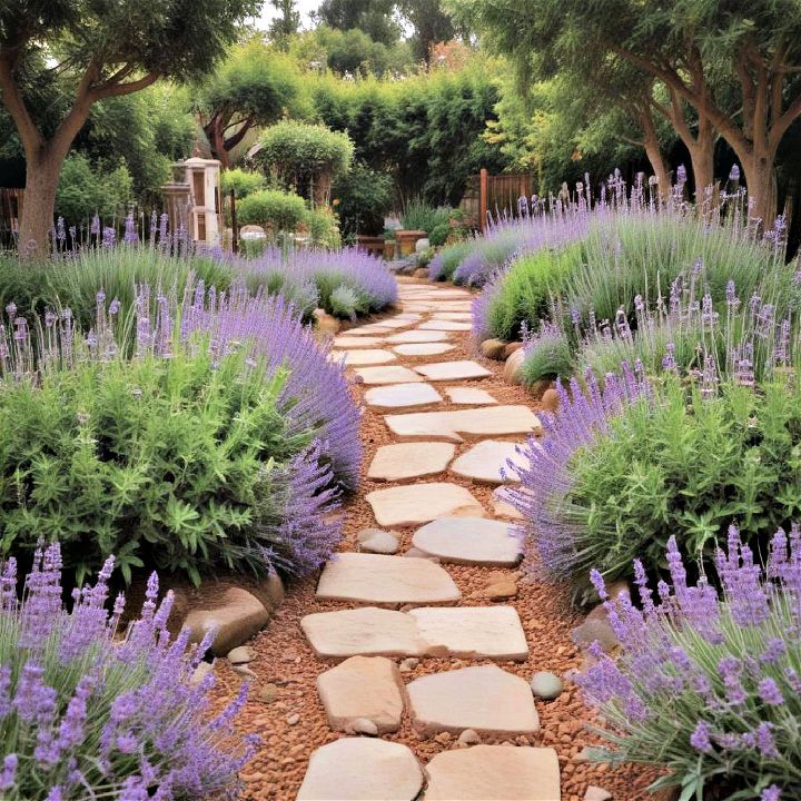 beautiful aromatic garden pathways