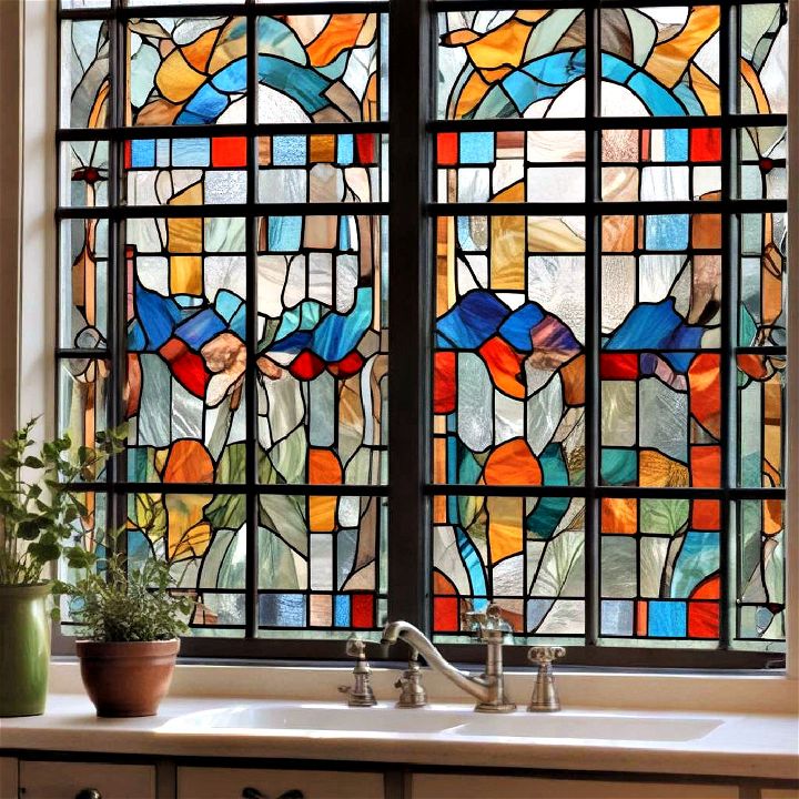 beautifully stained glass film