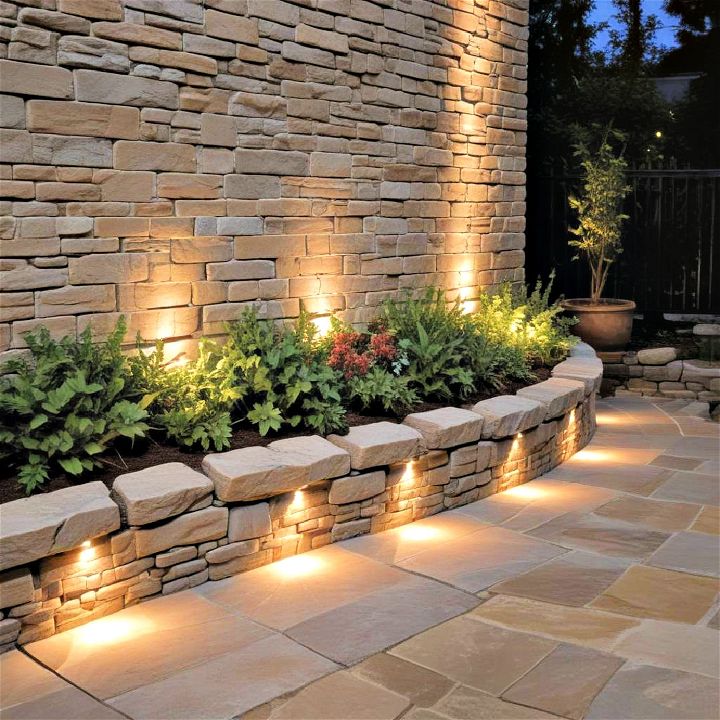beauty and functionality hardscape lighting