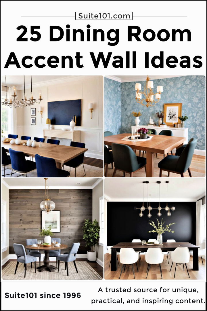 best dining room accent wall ideas