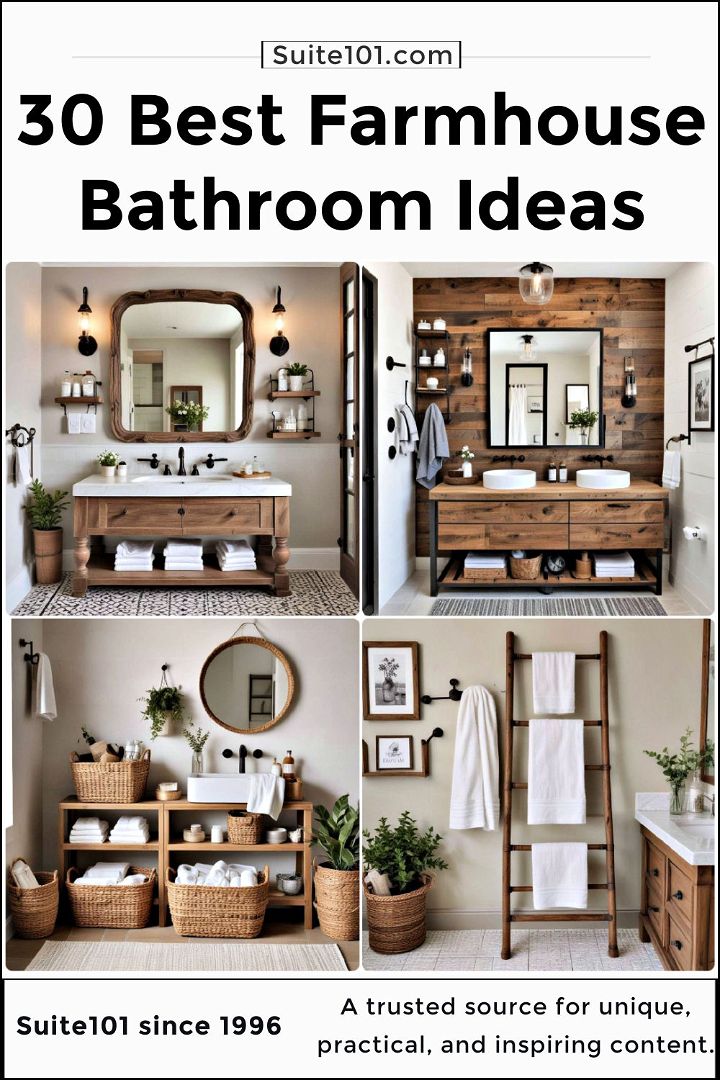 best farmhouse bathroom ideas