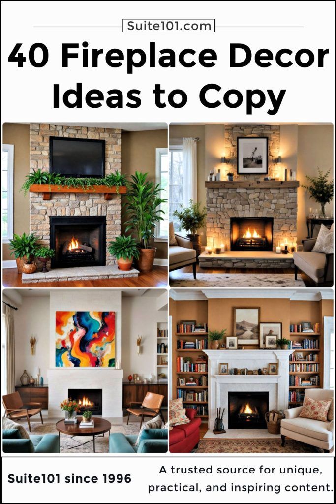 40 Fireplace Decor Ideas to Cozy Up Your Space