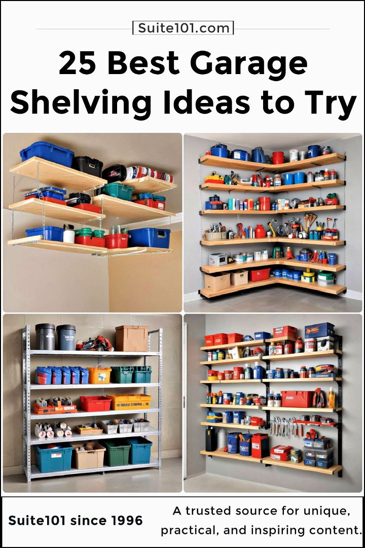 best garage shelving ideas