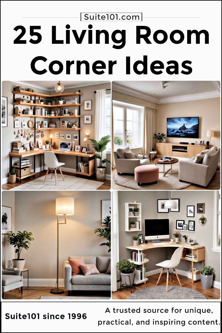best living room corner ideas
