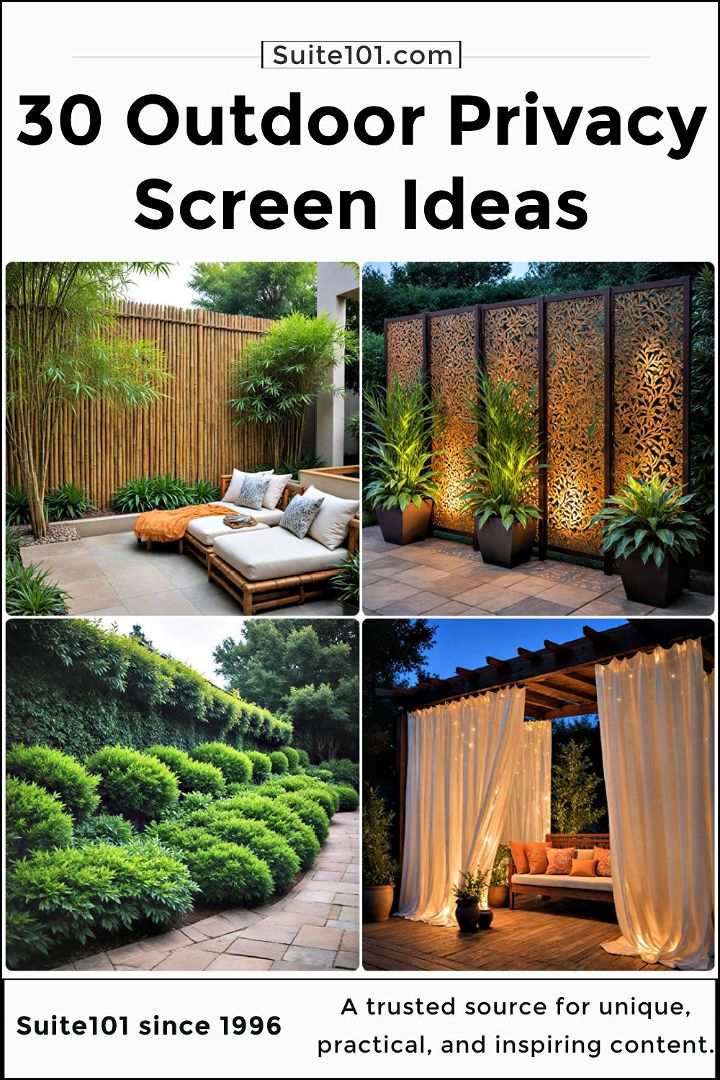 best outdoor privacy screen ideas