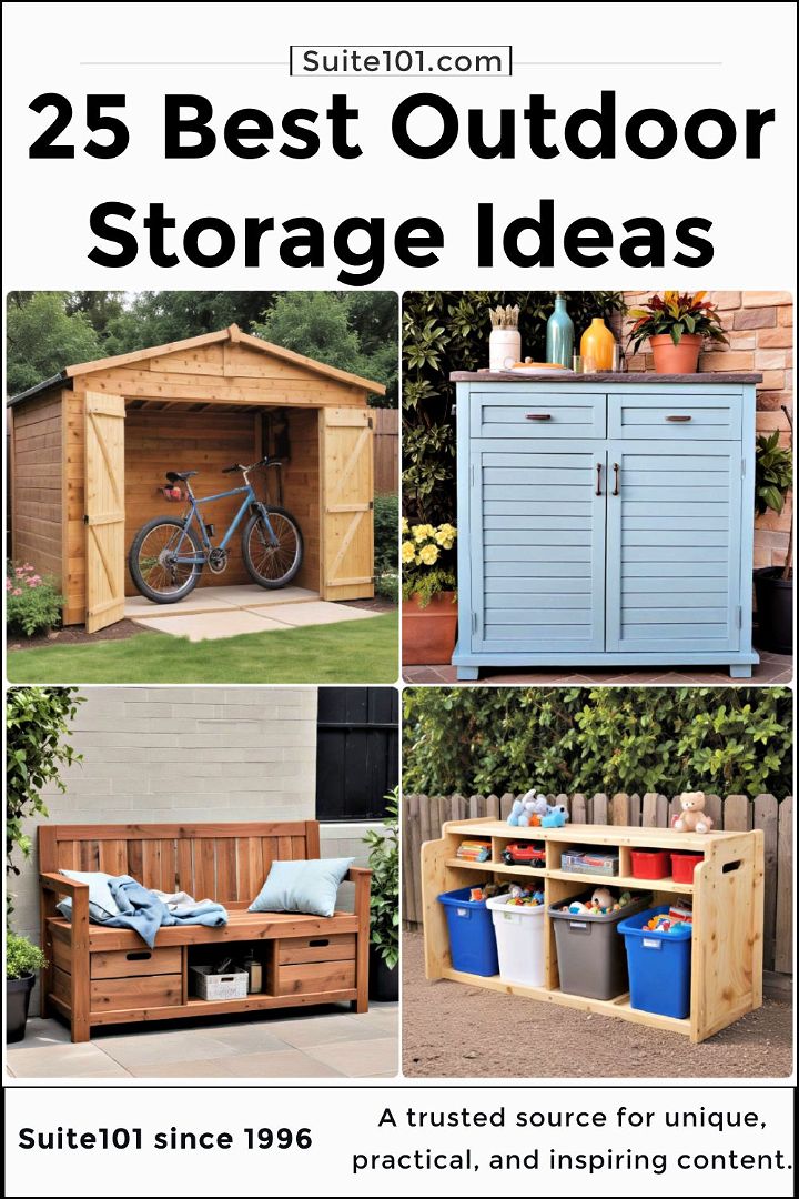 best outdoor storage ideas