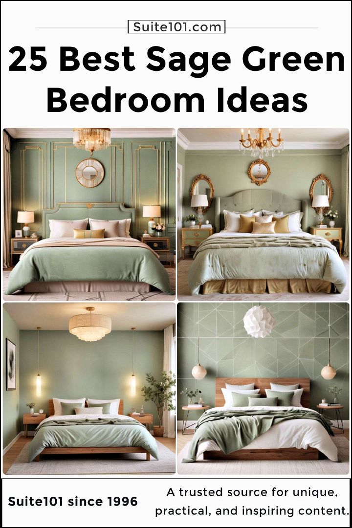 best sage green bedroom ideas