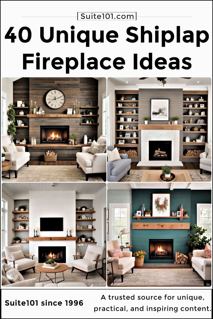 best shiplap fireplace ideas