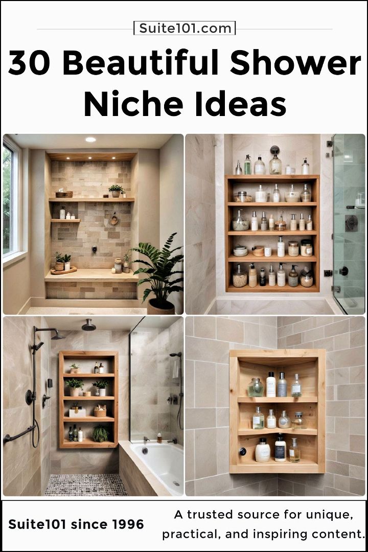 best shower niche ideas