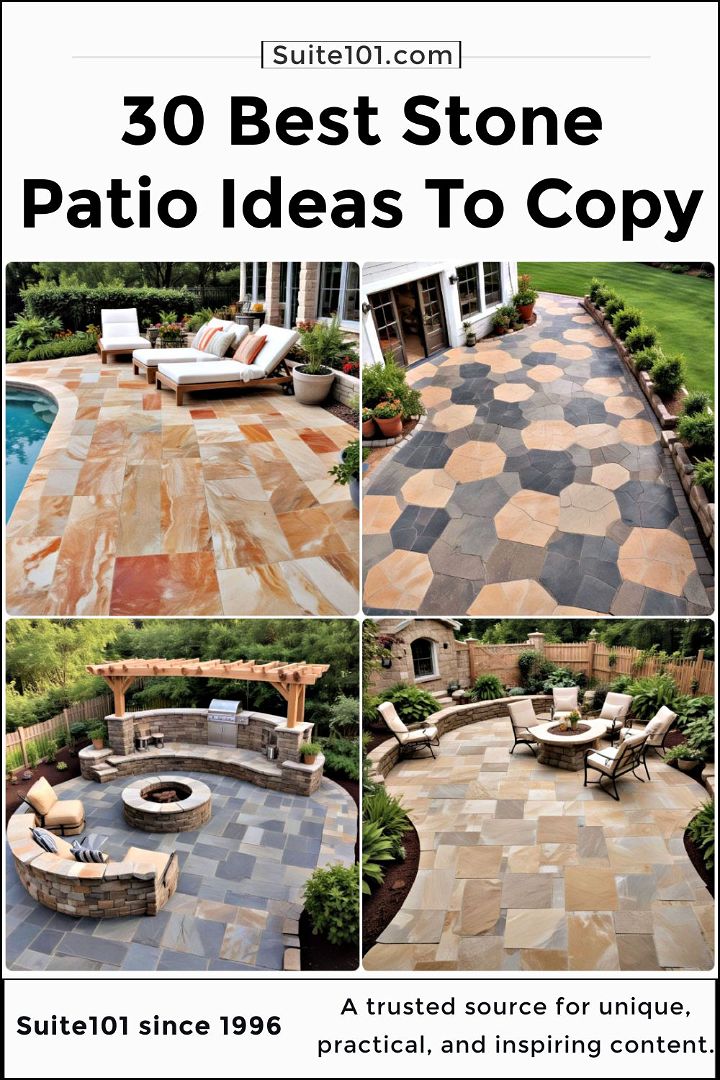 best stone patio ideas