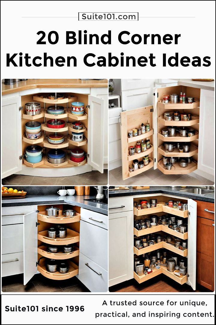 blind corner kitchen cabinet ideas to try