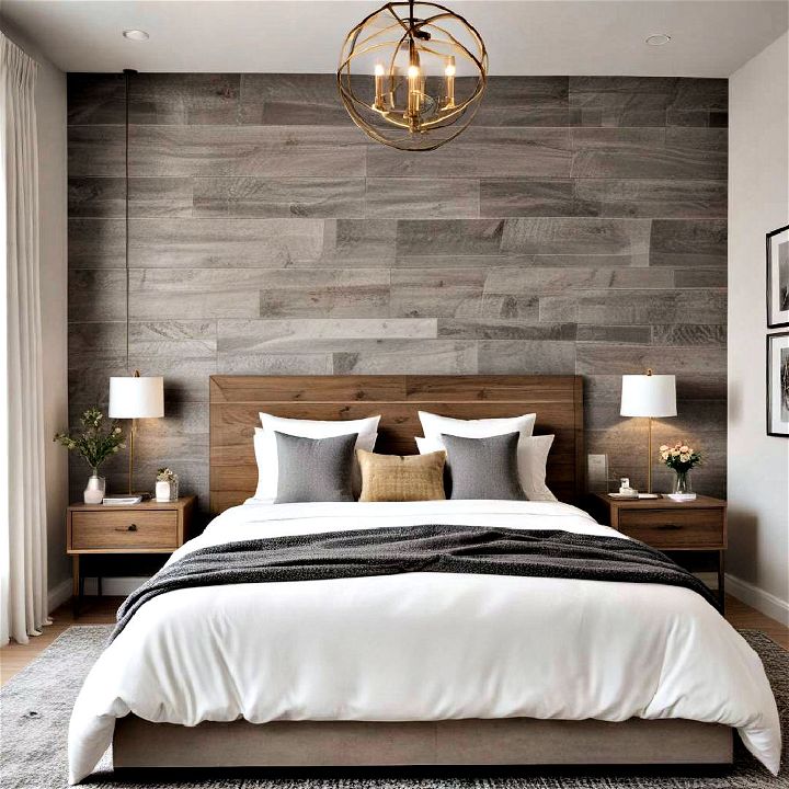 bold and distinctive accent wall