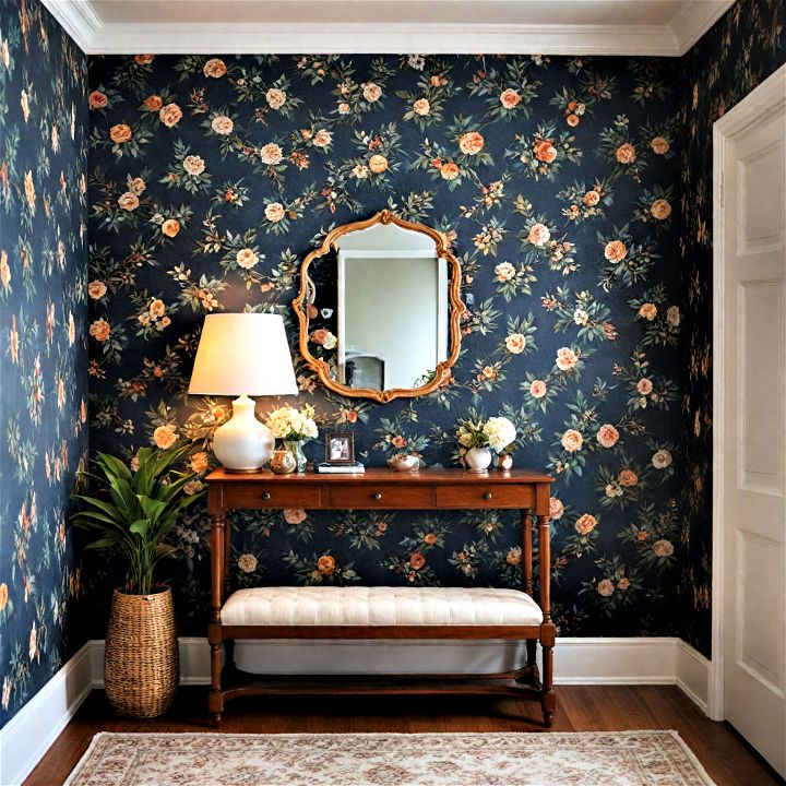 bold wallpaper for a bright pattern