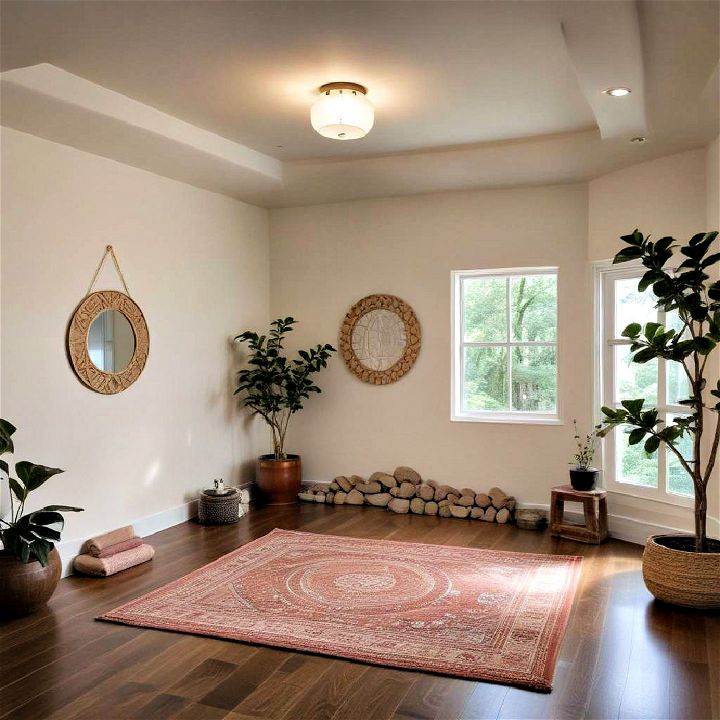 bonus room into a serene meditation room