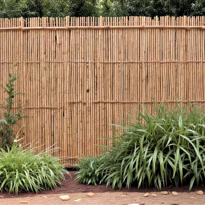 budget friendly reed fencing