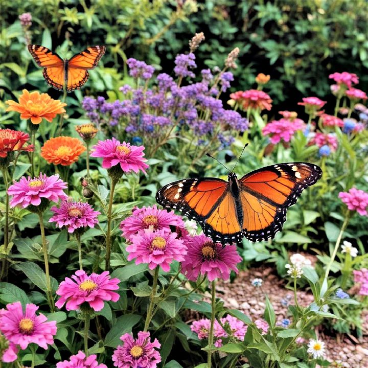 butterfly garden for creating a vibrant and lively garden scene in your backyard