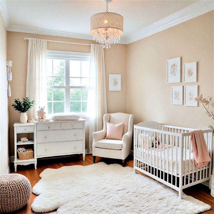 calming soft and light color scheme