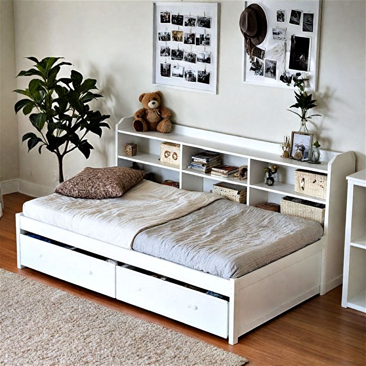 captain’s beds for small room organization
