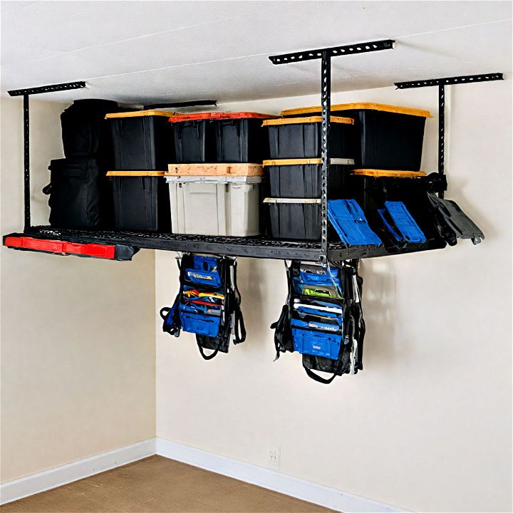 ceiling storage racks for garage