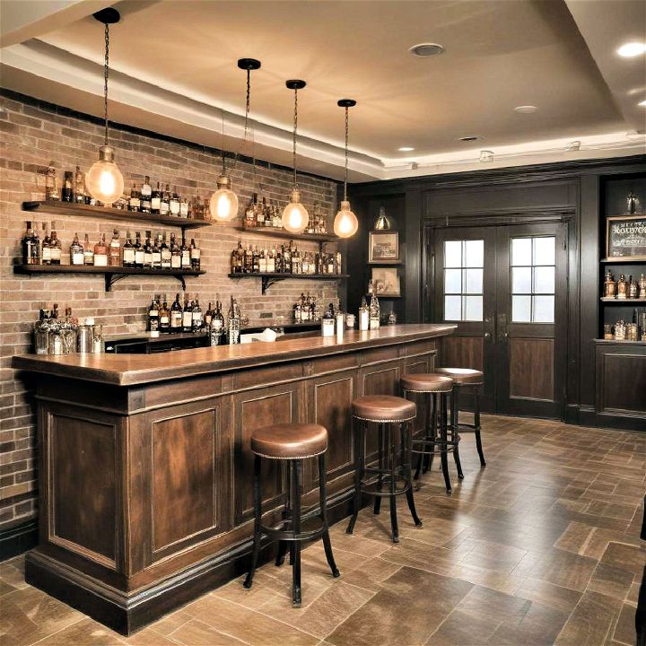 charm 1920s speakeasy bar for themed parties