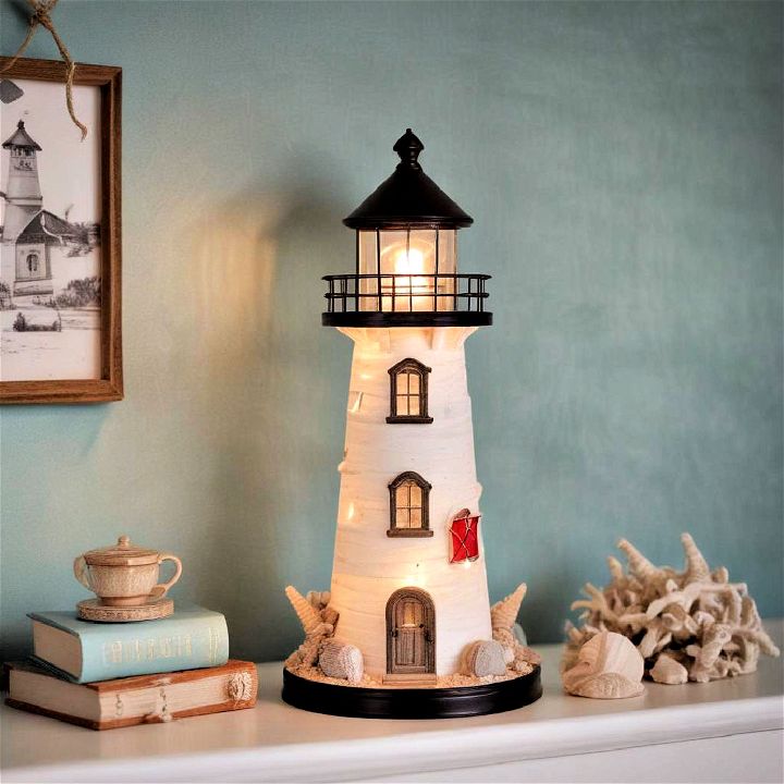 charming mini lighthouse decor