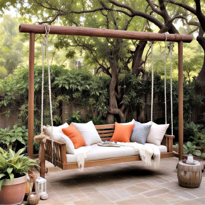 charming outdoor swing