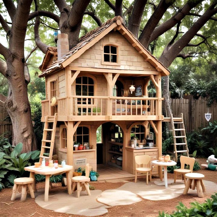 charming setup treehouse play cafe