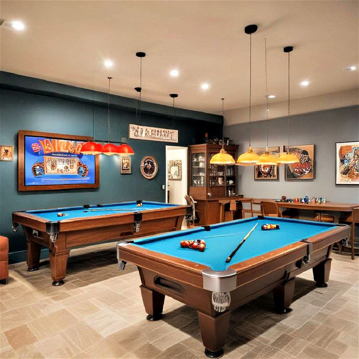 classic arcade and billiards lounge