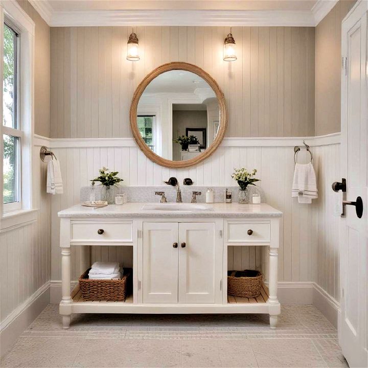 classic elegance and texture beadboard paneling