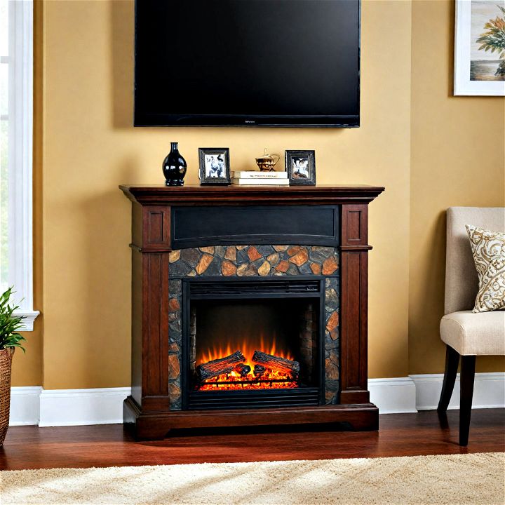 classic freestanding electric fireplace