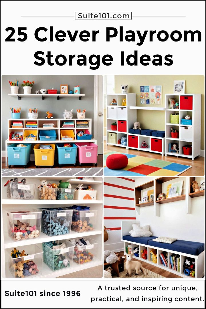 clever playroom storage ideas