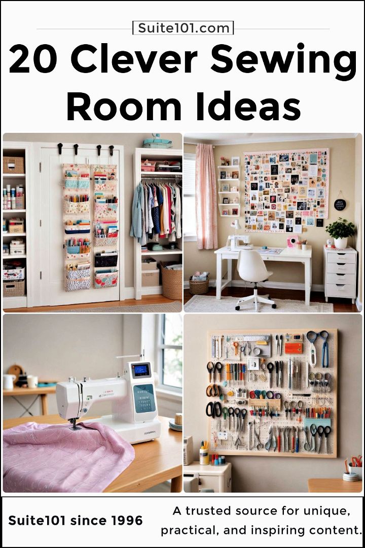 clever sewing room ideas