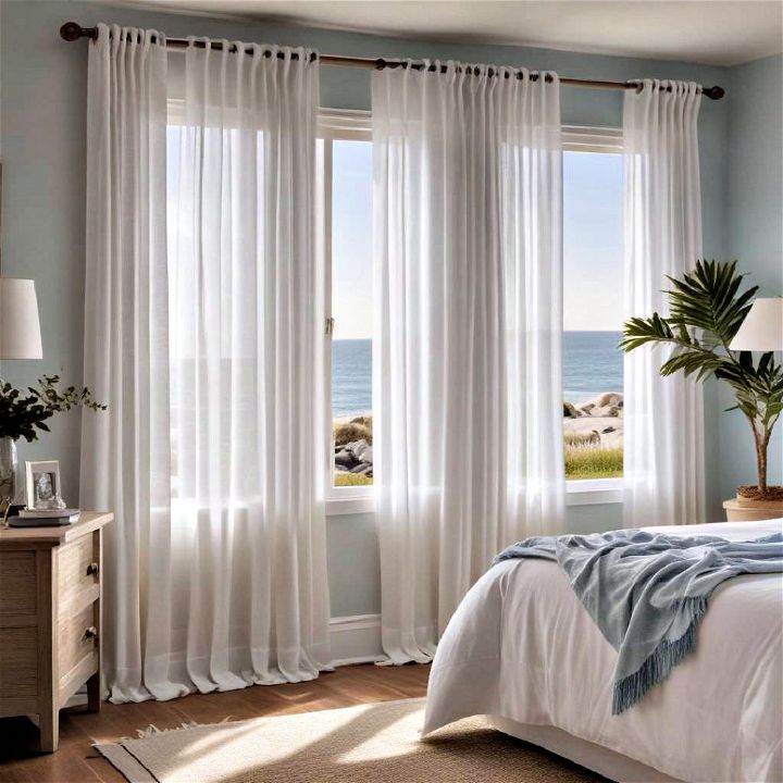 coastal inspired curtains for bedroom