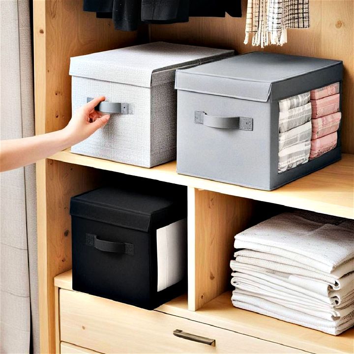 collapsible storage boxes for seasonal storage