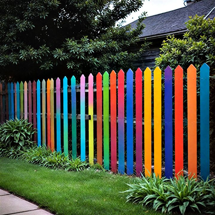 colorful acrylic panels to inject some vibrancy into your front yard
