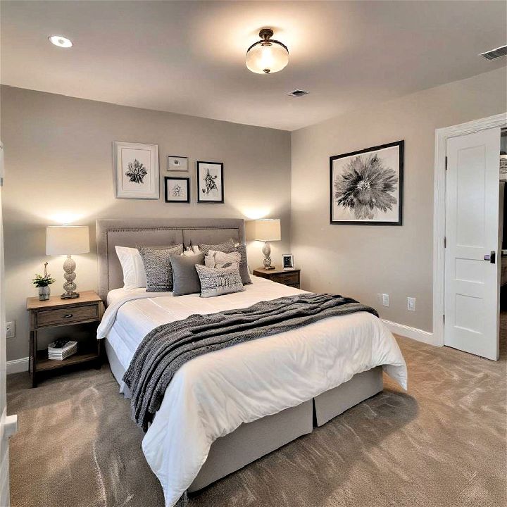 comfortable and charming guest bedroom