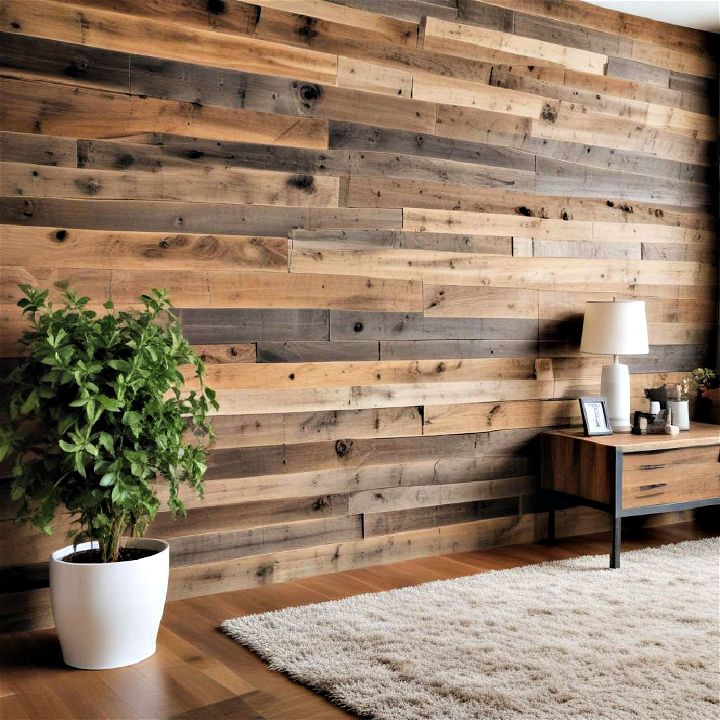 comfortable barn wood walls