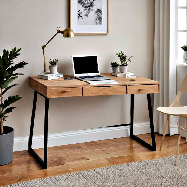 compact with minimal storag writing desk