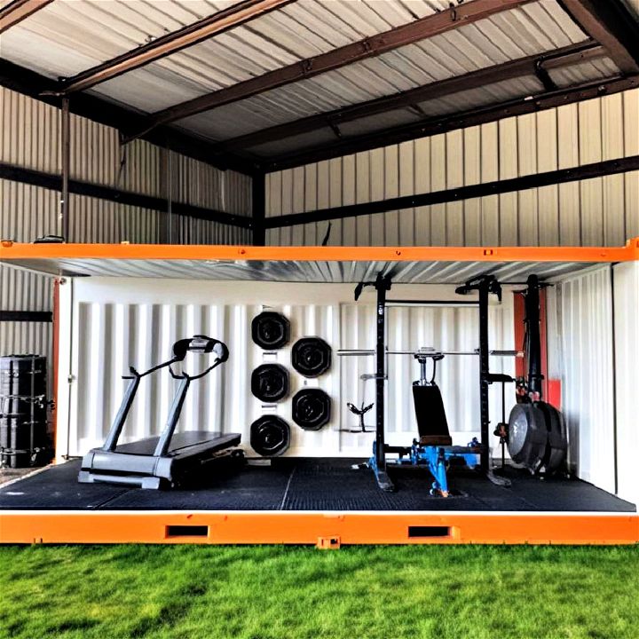 container gym for beginners