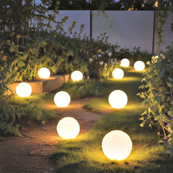 contemporary ambient glow balls design