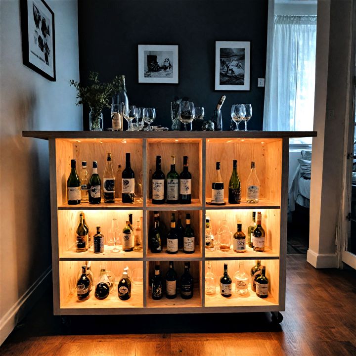 convert an ikea furniture to a bar