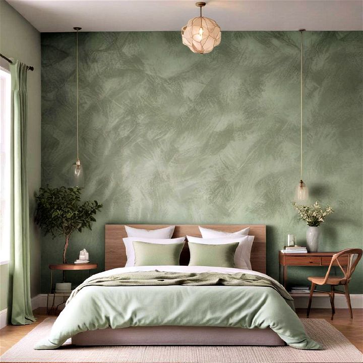 cool jade jewel tranquility accent wall